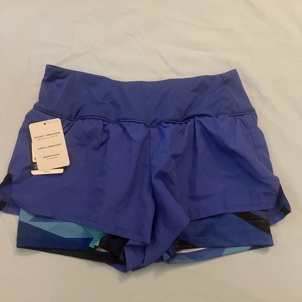 Target athletic shorts with built in spandex.